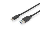 ASSMANN aansluitkabel USB TypC -> A St/St 1.0m zwart