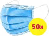 Fohwa Mondapjes Ventilerend 3Laags wegwerp mondkapjes 50 Stuks
