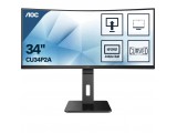 AOC CU34P2A 34 " LED 1 ms, 3440 x 1440 pixels, Black