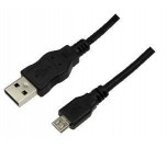 logilink-usb-kabel-a-micro-b-st-st-3-00m-zwart