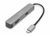 DIGITUS USB-C Dock,5-Port,4K/30Hz, HDMI/2xUSB-4/SD/MicroSD
