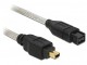 FireWire-Kabel Delock FW400 4Pin -> FW800 9Pin St/St 1.00m