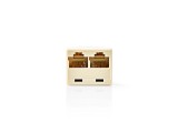 Nedis Telecom-Netwerksplitter | RJ45 Female | 2x R