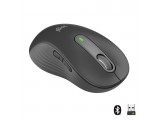 Logitech Logitech Signature M650 L Linkshandige Draadloze Muis - Voor grotere, linkerhanden, 2 jaar batterijduur, stil klikken, aanpasbare zijknoppen, Bluetooth, compatibel met meerdere apparaten