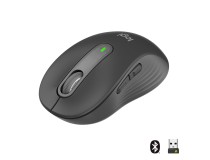 Logitech Logitech Signature M650 Draadloze Muis - Voor kleine tot middelgrote handen, 2 jaar batterijduur, stil klikken, aanpasbare zijknoppen, Bluetooth, compatibel met meerdere apparaten - Graphite