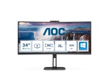 AOC 34 " LED CU34V5CW/BK 1 ms, 3440 x 1440 pixels, Black