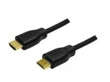 LogiLink HDMI-Kabel Ethernet A -> A St/St 1.00m zwart