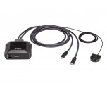 aten-usb-c-4k-displayport-kvm-schakelaar-met-2-poorten-en-remote-port-selector