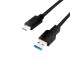 USB 3.2 Gen1x1 Cable USB-A<-->USB-C 2.0m LogiLink zwart