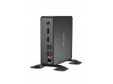 Shuttle XPC Nano PC NC40U, Intel Celeron 7305U, 1x HDMI, 1x DP,1xUSB-C/DP, 6x USB3.2, 1x 2.5" bay, 2x M.2, 1x LAN, RAID, 24/7 permanent gebruik, incl. VESA & Stand