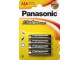 Panasonic batterij Alkaline Power -AAA Micro 4St.
