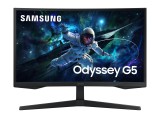 Samsung 27" Odyssey G5 G55C QHD 165Hz Gaming Monitor 27 " LED LS27CG552EUXEN 2560 x 1440 pixels, Black