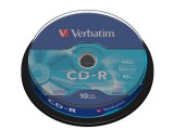 CD-R Verbatim 700MB 10pcs Pack 52x Spindel extra protection retail 