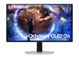 Samsung 27" Odyssey OLED G6 G60SD QHD 240Hz Gaming Monitor 27 " OLED LS27DG602SUXEN 0 ms, 2560 x 1440 pixels, Silver