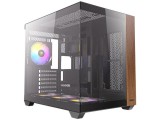Antec 0-761345-10137-0 ATX, Micro-ATX, ITX, Black/Wood colour