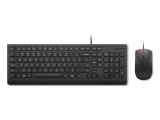 Lenovo Essential Wired Combo Black US Euro
