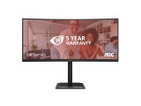 AOC CU34E4CV 34 " LCD 4 ms, 3440 x 1440 pixels, Black