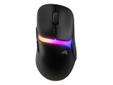 Glorious Gaming Glorious Gaming - draadloze gamingmuis Model D3 - Uitwisselbaar InfinitePlay-batterijsysteem, 8k polling, 130M click optische schakelaars, licht gewicht van 69 g, 30K DPI optische sensor, RGB - Zwart
