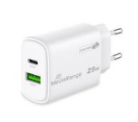 mediarange-lader-25w-2-port-1x-usb-a-1x-usb-c-gan-wei