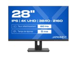 JAPANNEXT 28 " LCD JN-IPS280UHD60F-C65W-HSP 5 ms, 3840 x 2160 pixels, Black