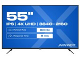 JAPANNEXT 55 " LCD JN-IPS550UHD60F 8 ms, 3840 x 2160 pixels, Black